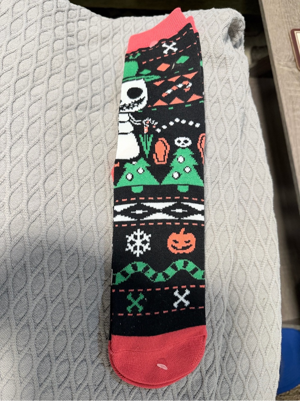 Nightmare before Christmas mid-length Crew Socks Disney Jack Skellington